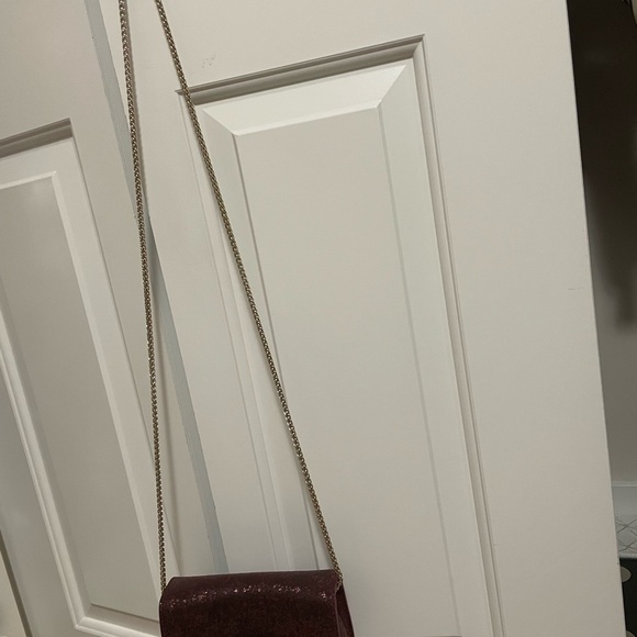 AUTHENTIC FURLA Glittery Burgundy Crossbody Bag - Picture 3 of 3